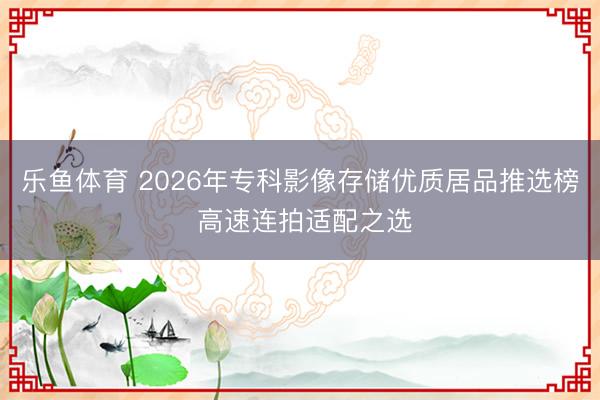 乐鱼体育 2026年专科影像存储优质居品推选榜 高速连拍适配之选
